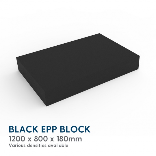 EPP Block 50g/l - 1200x800x180mm (Black)